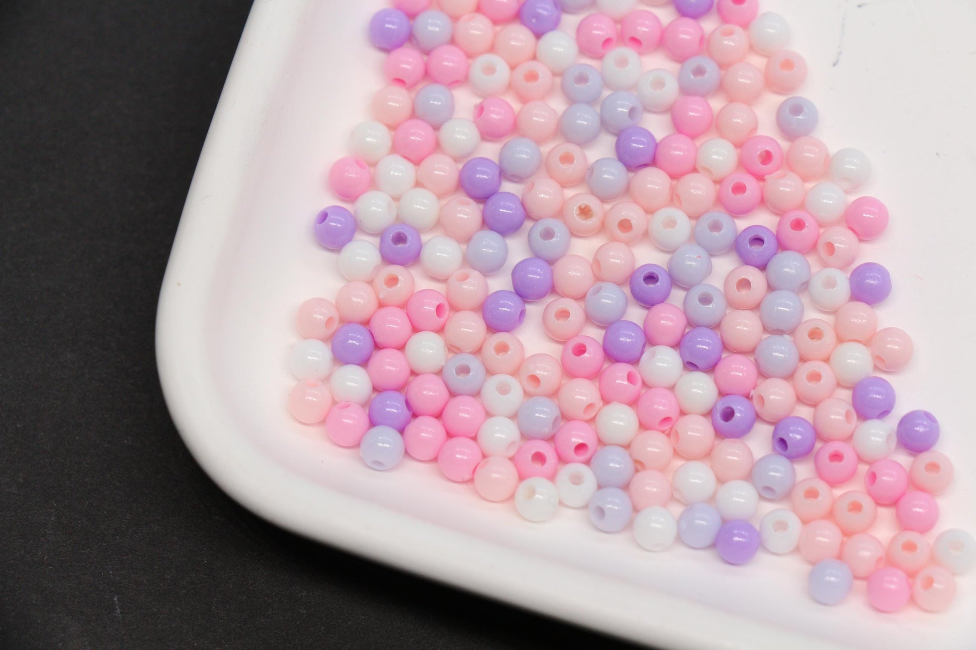 4mm Pastel Blush Dream Mix Beads for Bracelets #3386