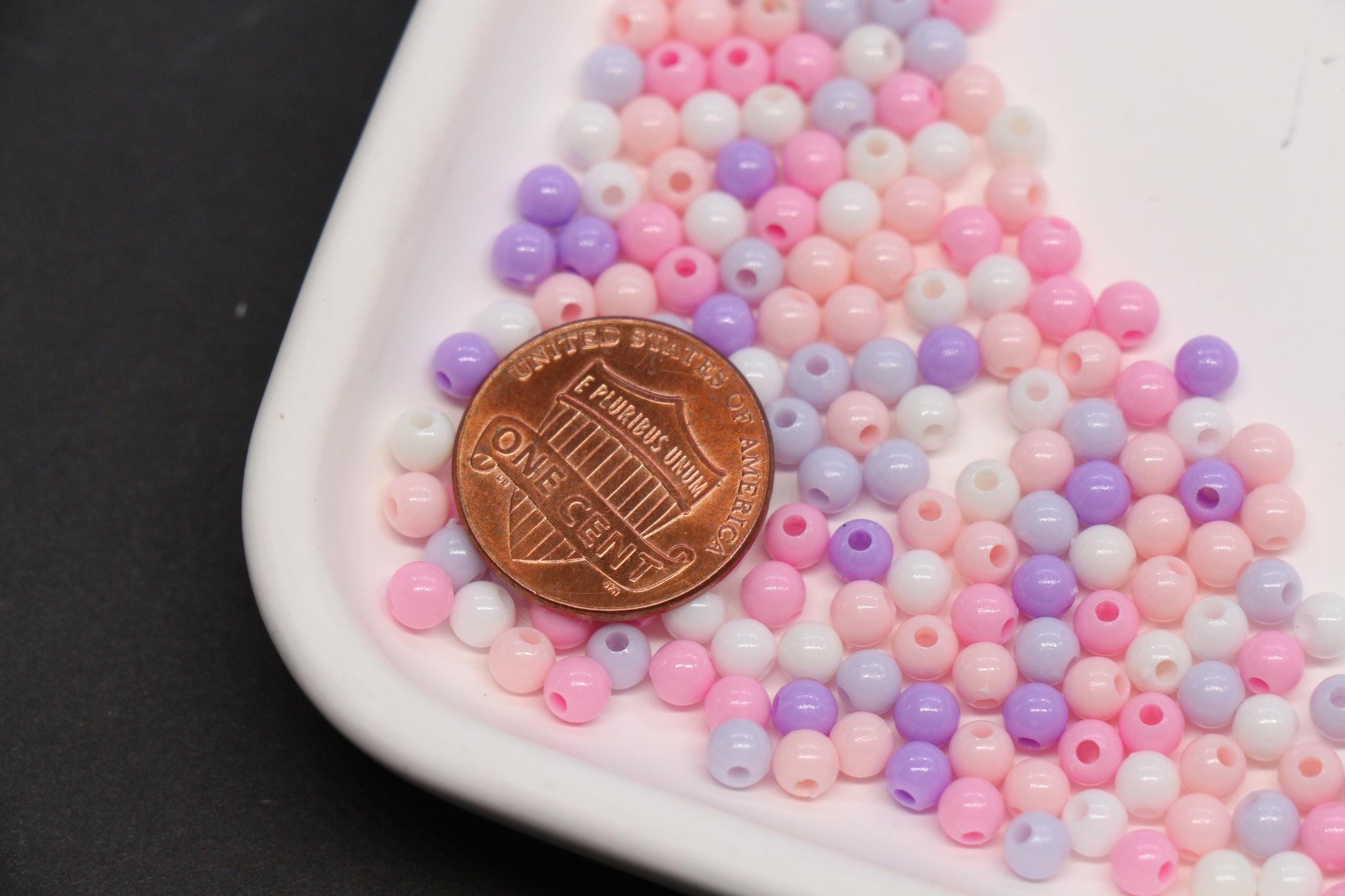 4mm Pastel Blush Dream Mix Beads for Bracelets #3386