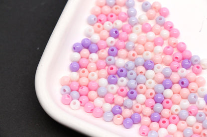 4mm Pastel Blush Dream Mix Beads for Bracelets #3386