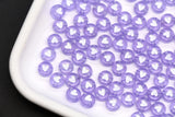 7mm Purple Heart Beads for Bracelets #3600
