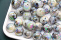16mm AB Smoky Acrylic Gumball Beads