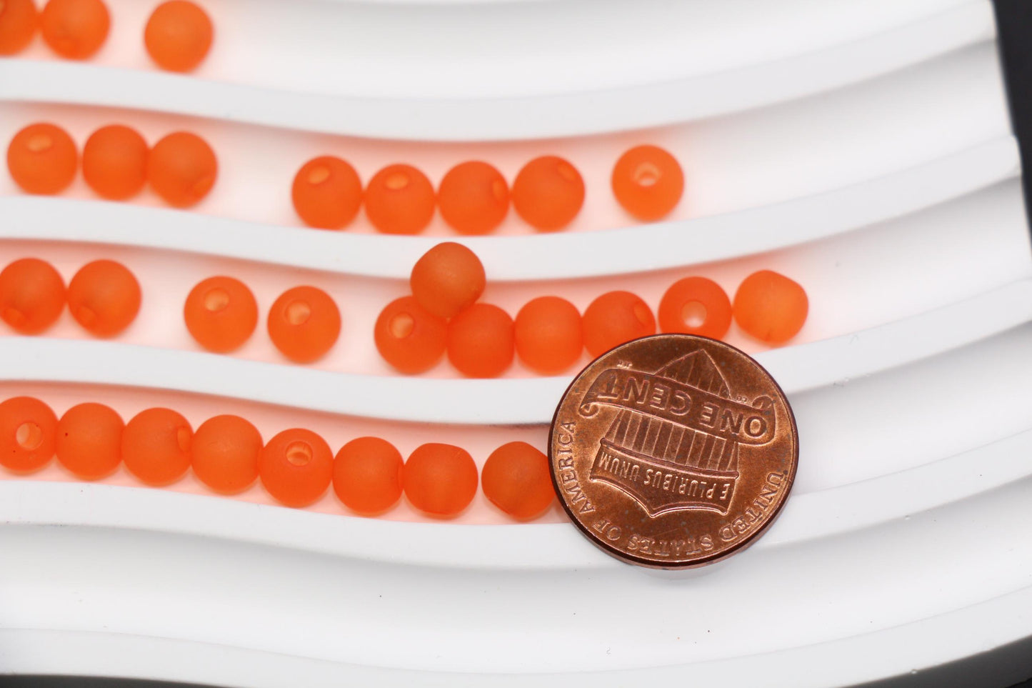 6mm Matte Beads, Frosted Gumball Beads, Plastic Round Beads, Chunky Beads, Beads for Bracelets, Acrylic Beads