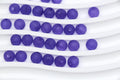 8mm Matte Purple Acrylic Gumball Beads