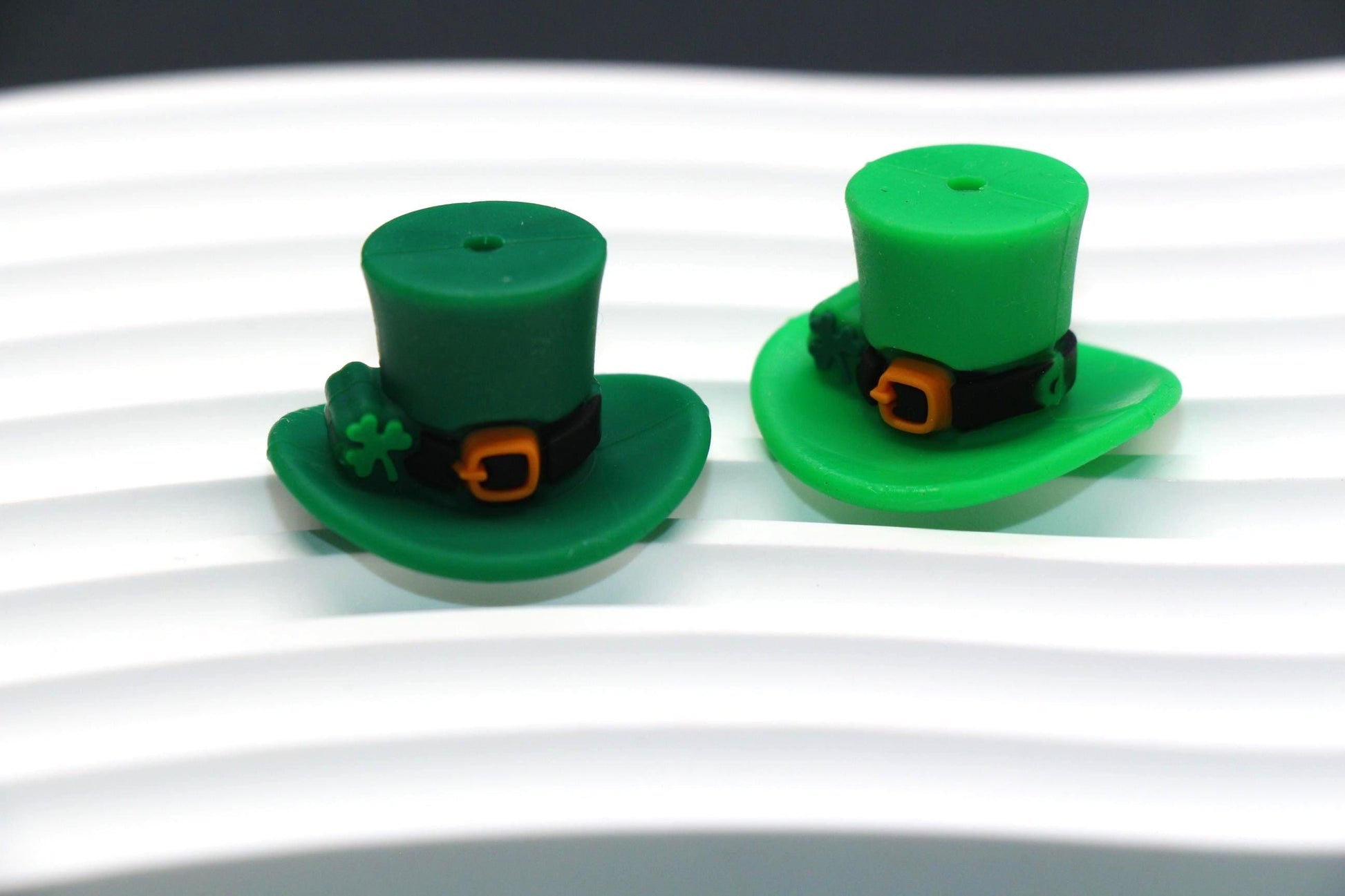 St. Patrick's Day Leprechaun Hat Silicone Beads