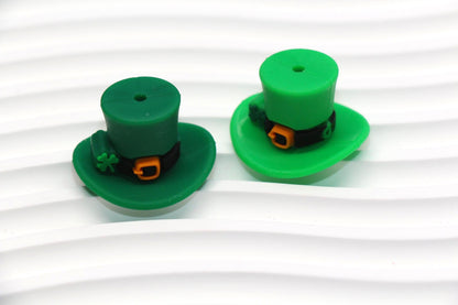 St. Patrick's Day Leprechaun Hat Silicone Beads