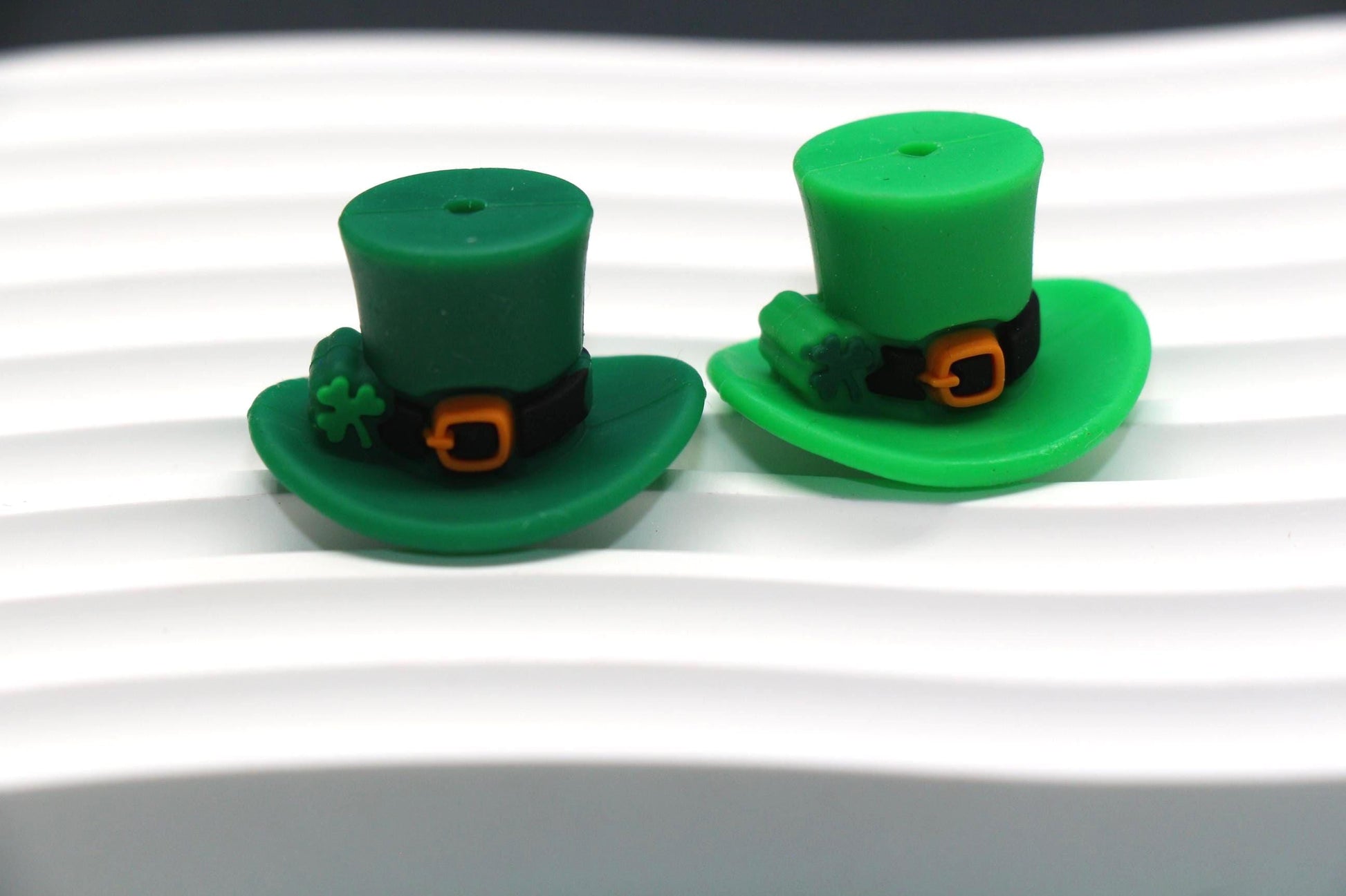 St. Patrick's Day Leprechaun Hat Silicone Beads
