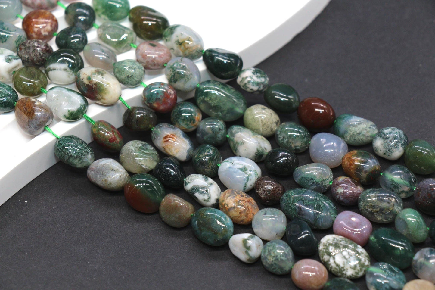 Indian Agate Nugget Beads