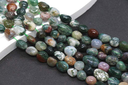Indian Agate Nugget Beads
