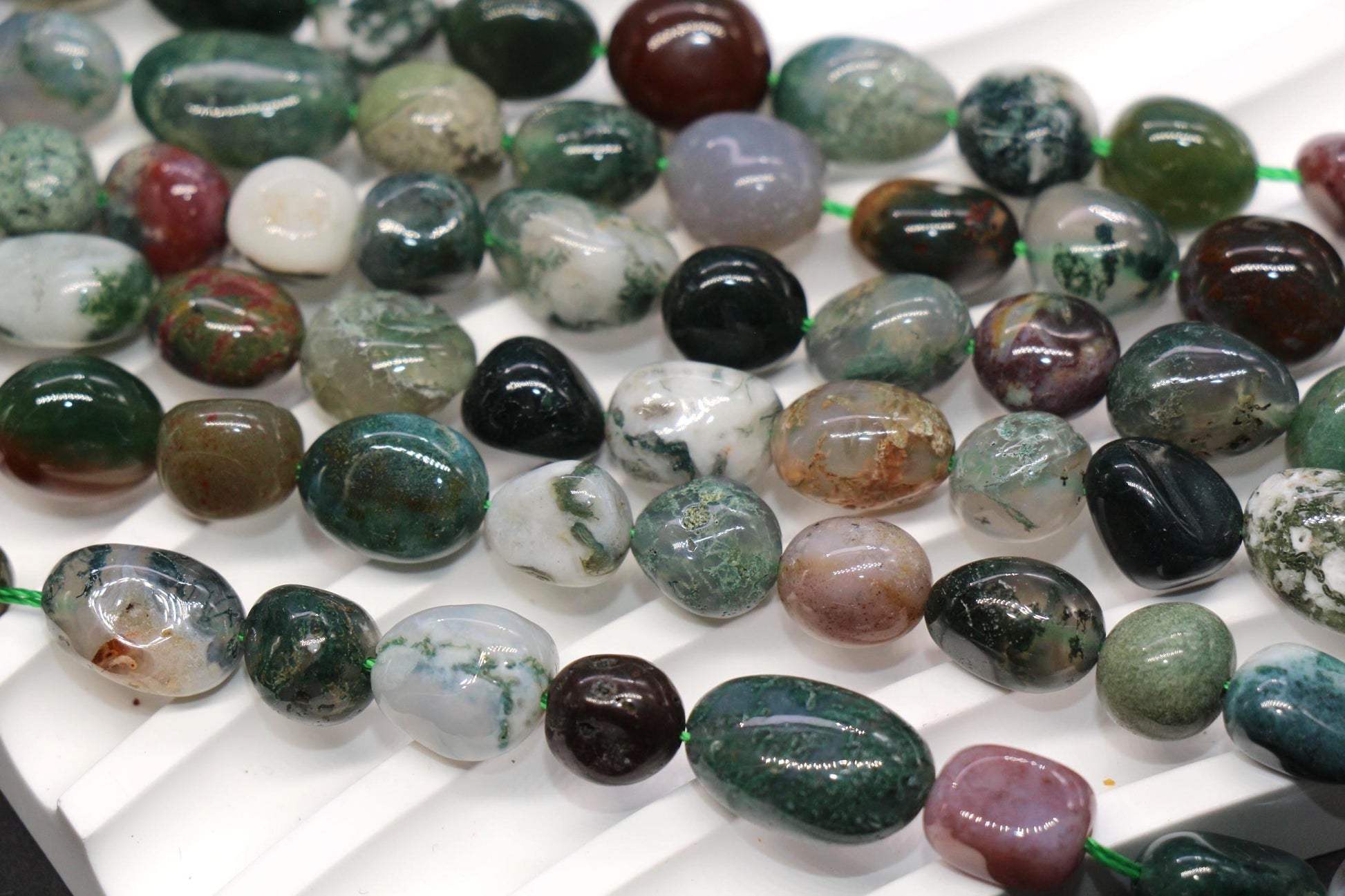 Indian Agate Nugget Beads