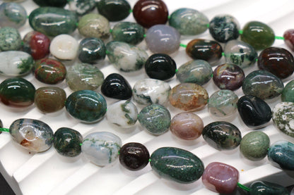 Indian Agate Nugget Beads
