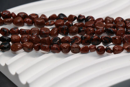 Mahogany Obsidian Nugget Beads