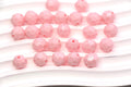 10mm Pink for Bracelets Faceted Acrylic Beads