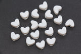 12mm Pink Heart Beads for Bracelets & Crafts #391
