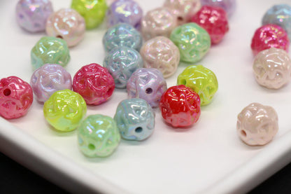 11mm Twisted AB Colorful Beads for Bracelets #3550