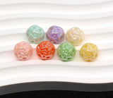 11mm Twisted AB Pastel Beads for Bracelets #3549