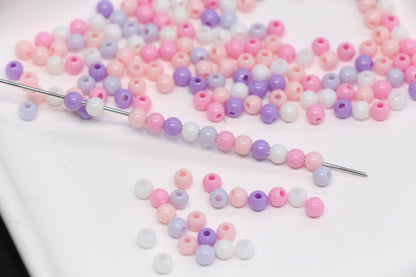 4mm Pastel Blush Dream Mix Beads for Bracelets #3386