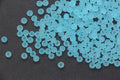 4mm 6/0 frosted seafoam glass seed beads for bracelets