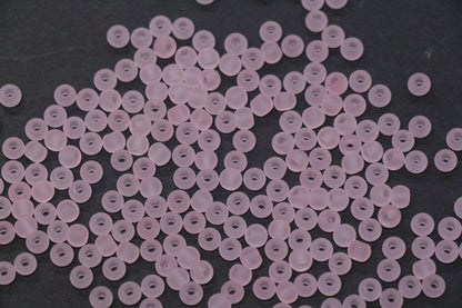 4mm 6/0 soft pastel glass seed beads for bracelets