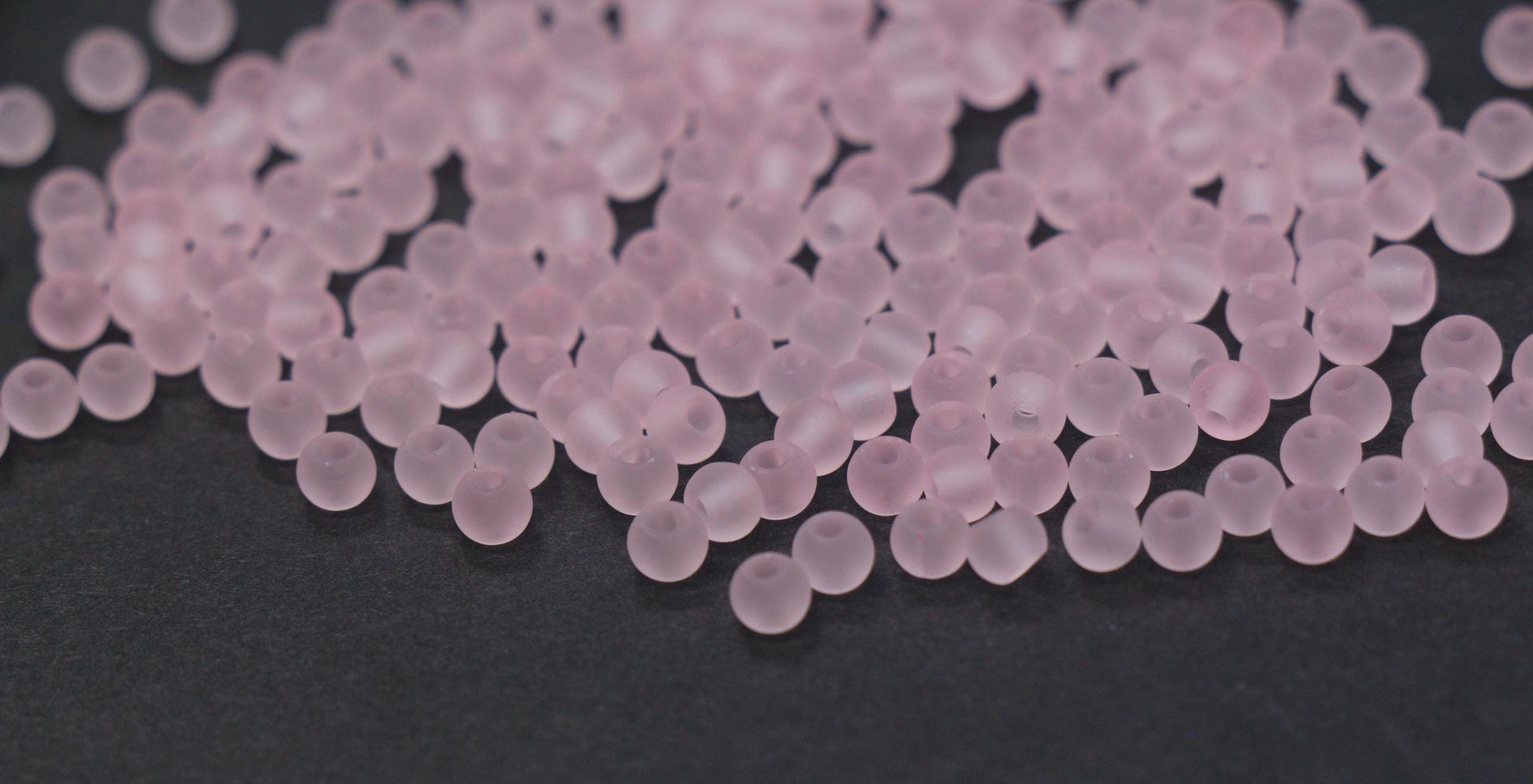 4mm 6/0 soft pastel glass seed beads for bracelets