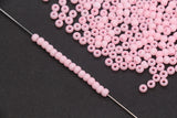 4mm 6/0 matte pastel pink glass seed beads for bracelets