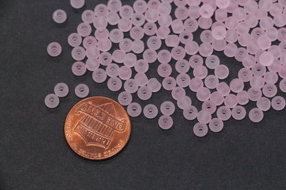 4mm 6/0 soft pastel glass seed beads for bracelets