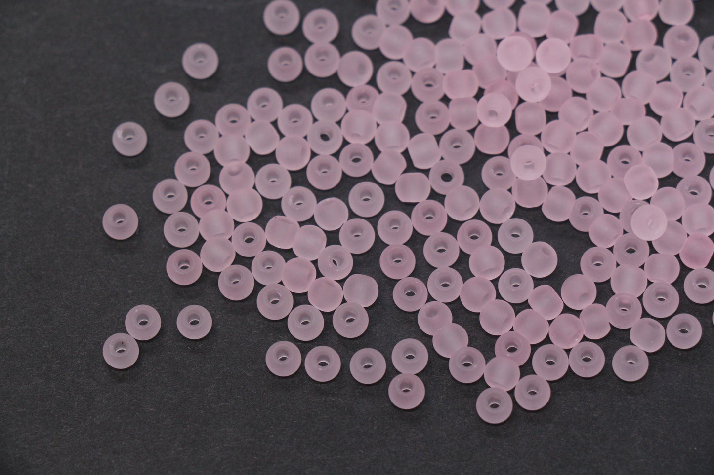 4mm 6/0 soft pastel glass seed beads for bracelets