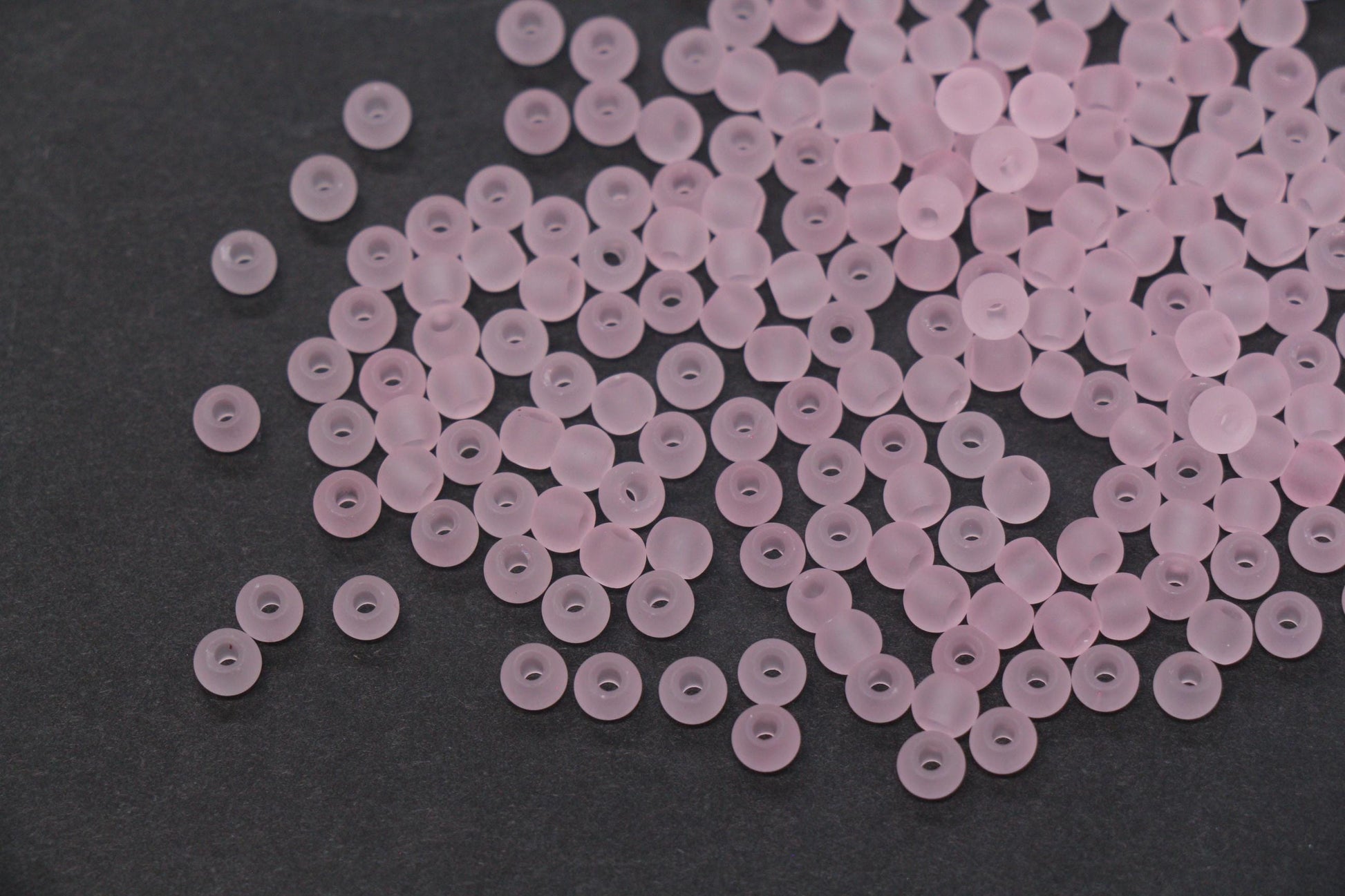4mm 6/0 soft pastel glass seed beads for bracelets