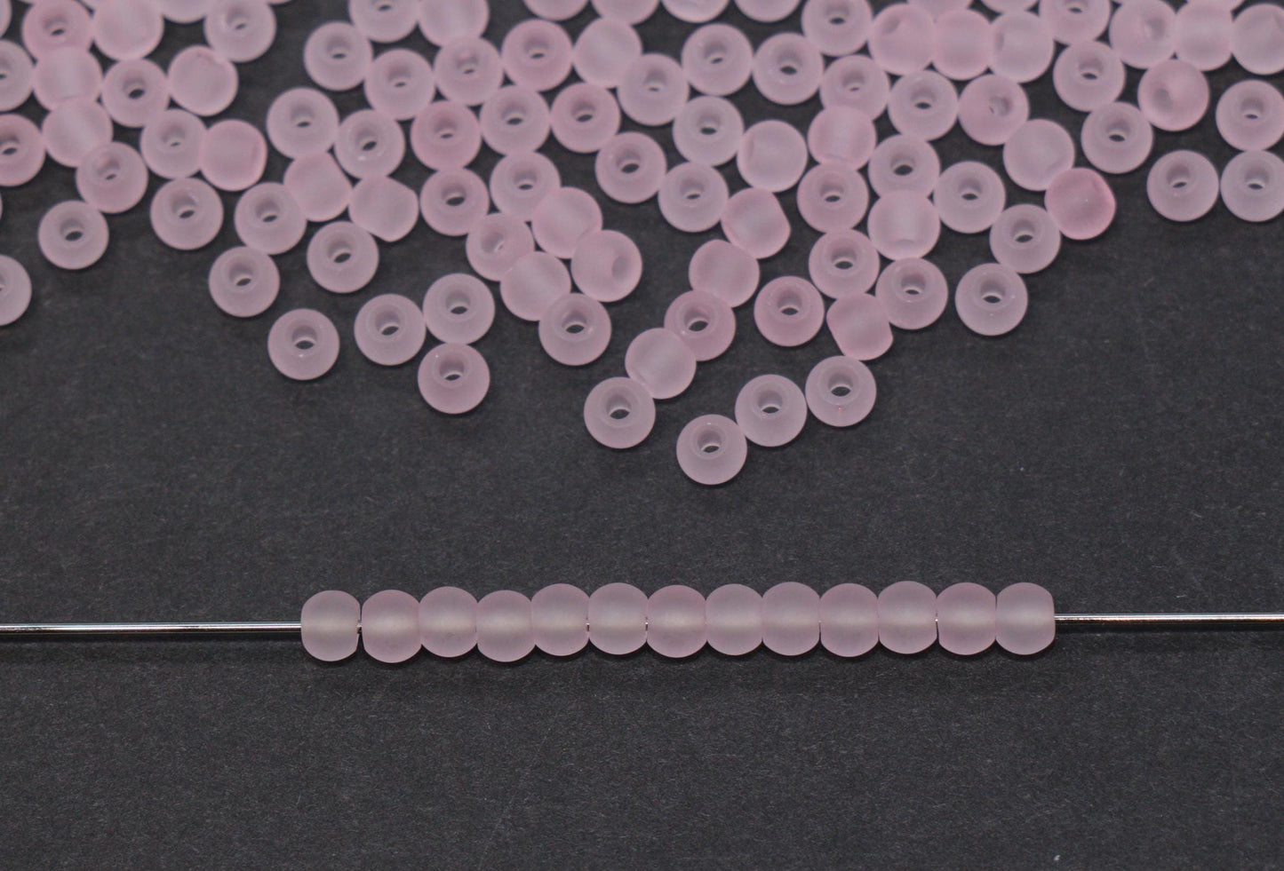 4mm 6/0 soft pastel glass seed beads for bracelets