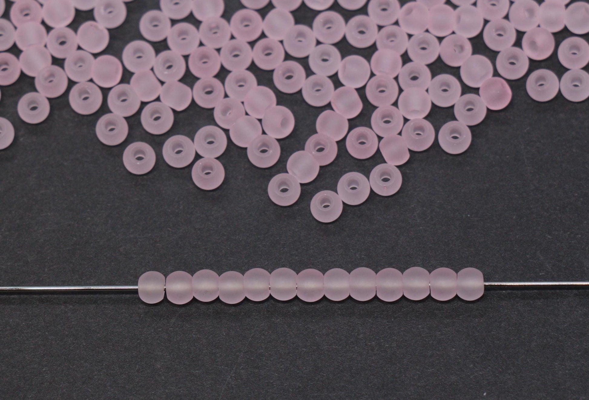 4mm 6/0 soft pastel glass seed beads for bracelets