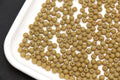 4mm 6/0 opaque camel tan glass seed beads for bracelets