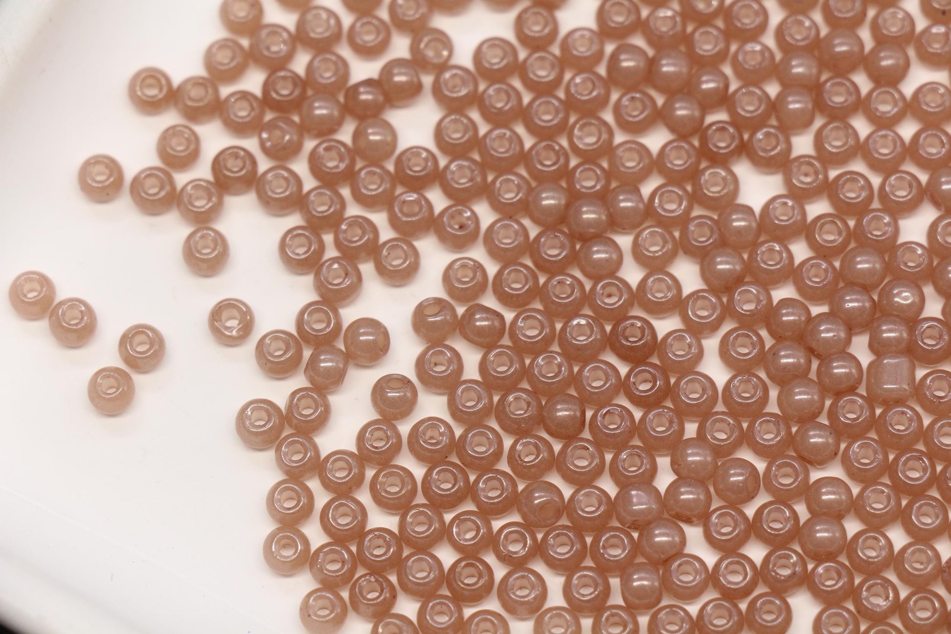 4mm 6/0 latte brown glass seed beads for bracelets