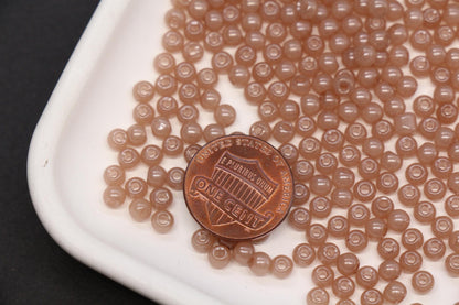 4mm 6/0 latte brown glass seed beads for bracelets