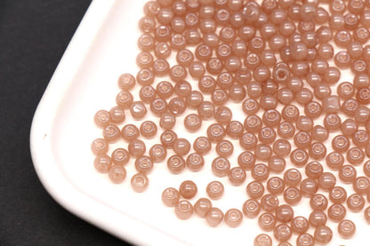 4mm 6/0 latte brown glass seed beads for bracelets