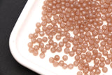 4mm 6/0 latte brown glass seed beads for bracelets