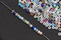 4mm 6/0 mix rainbow glass seed beads for bracelets