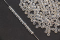 4mm 6/0 peach lined glass seed beads for bracelets
