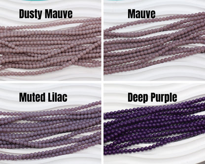 4mm colorful round glass beads for jewelry making