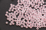 4mm Light Pink Pearlized Glass Beads, Round Glass Spacer Beads for Bracelets, Small Seed Beads, DIY Jewelry Supplies #3988