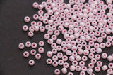4mm Rose Pink Pearlized Glass Beads, Round Glass Spacer Beads for Bracelets, DIY Jewelry Supplies #3997