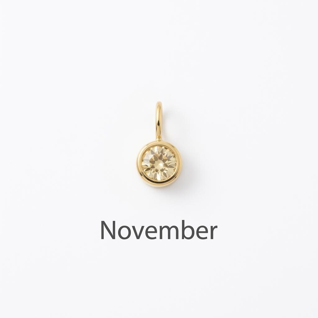 Birthstone Charm, Stainless Steel Month Pendant, Birth Month Necklace Charm, DIY Jewelry Supply