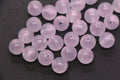 12mm Light Pink Glow in the Dark Acrylic Beads, Translucent Round Beads for Bracelets, Jewelry Making, Kandi, DIY Crafts #4012