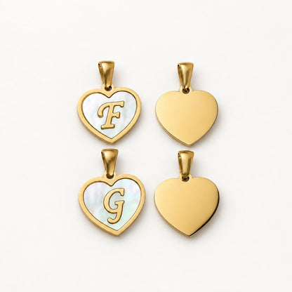 Heart Initial Pendant