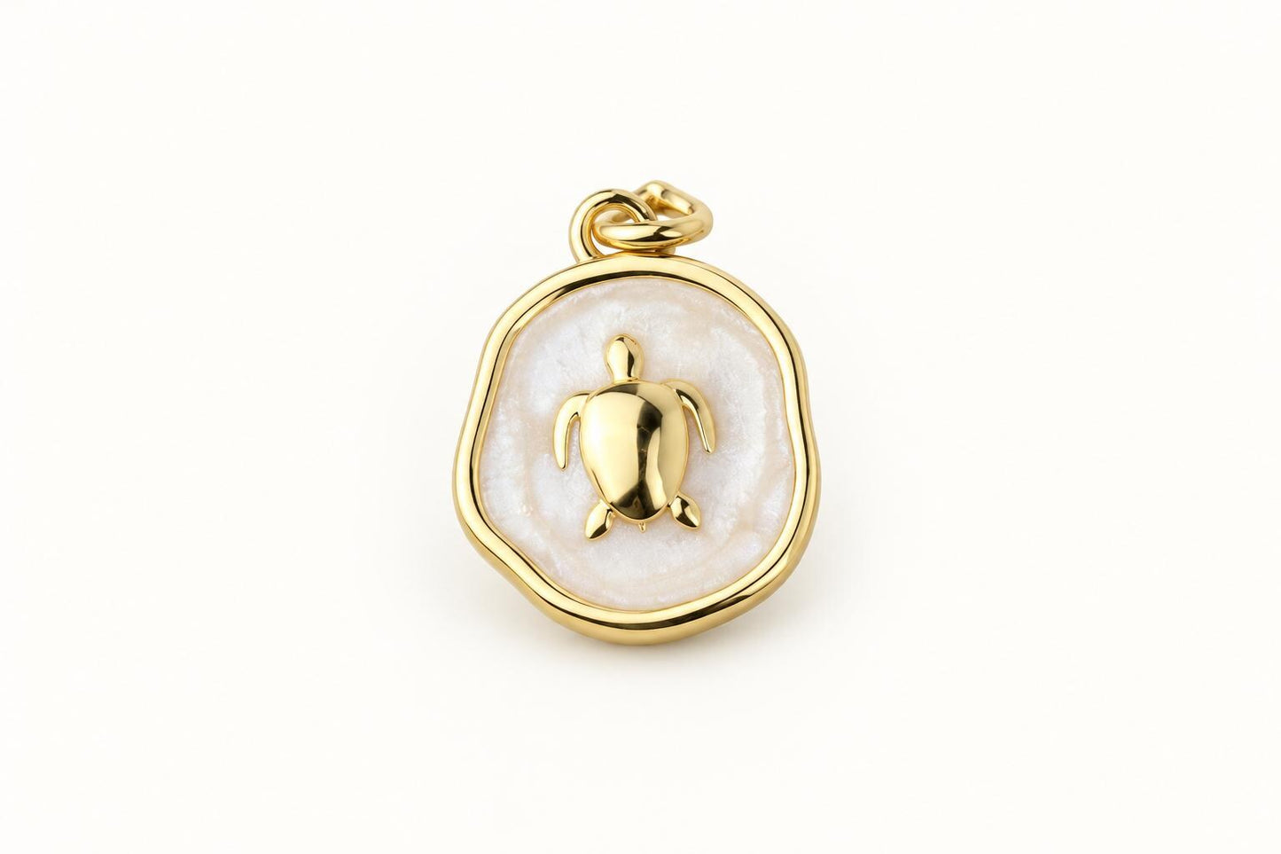 Sea Life Charms, Turtle Dolphin & Seashell Enamel Pendants, Gold Brass Ocean Jewelry Supplies