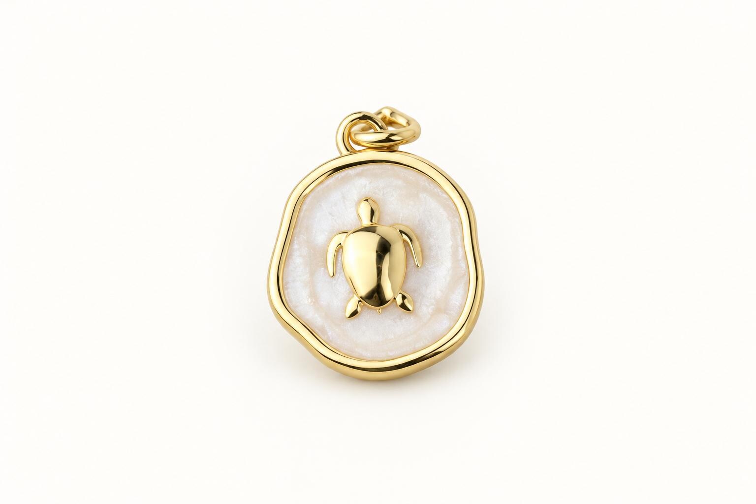 Sea Life Charms, Turtle Dolphin & Seashell Enamel Pendants, Gold Brass Ocean Jewelry Supplies