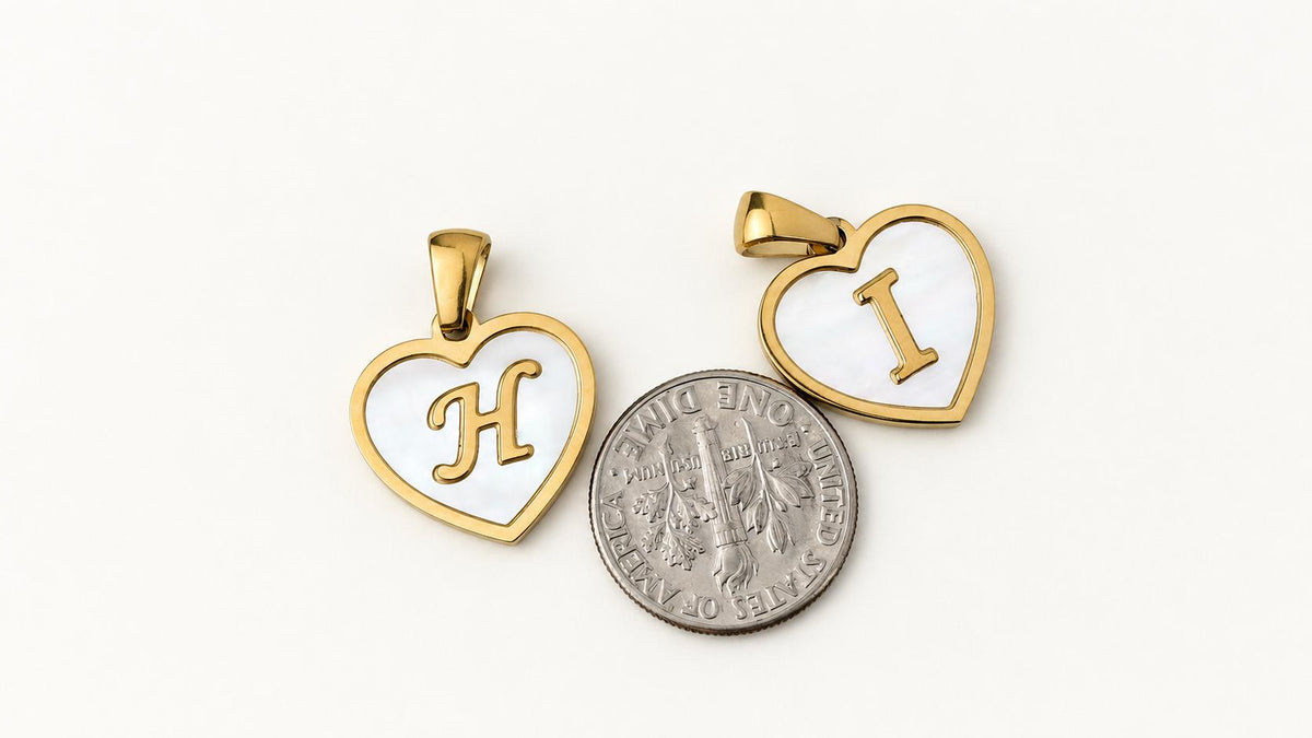 Heart Initial Pendant