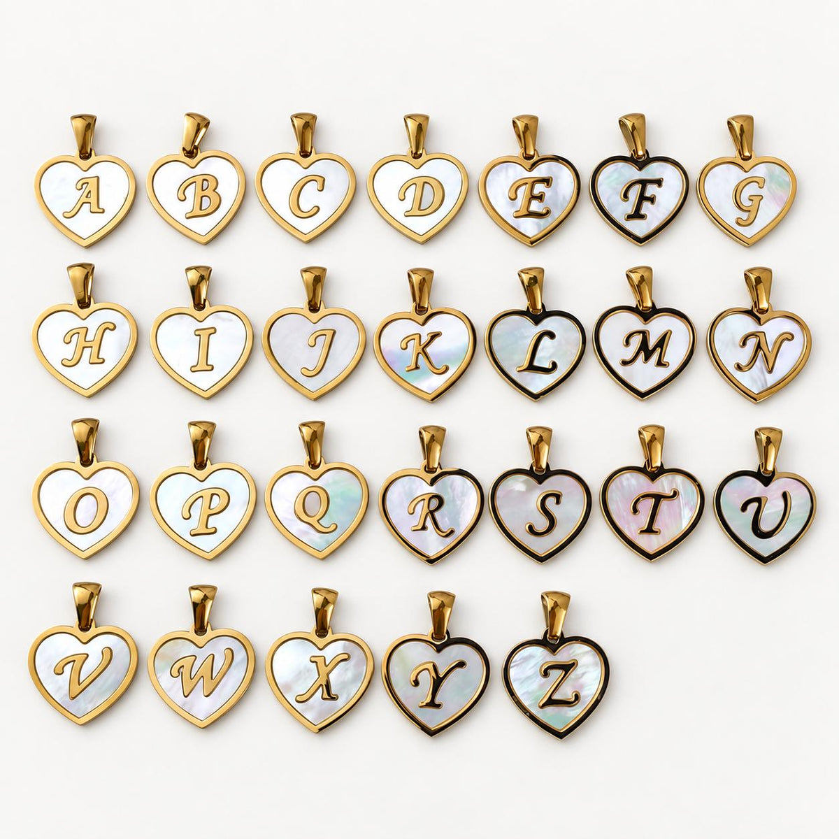 Heart Initial Pendant