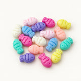 Chunky Fish Beads, Pastel Mixed Color Beads, Large Animal Beads for Bracelets, Jewelry Making Supplies #4051