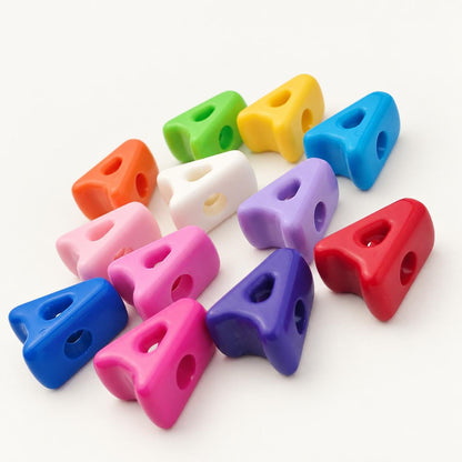 Large Letter Beads A-Z, Chunky Alphabet Beads, Individual Initial Beads with Large Hole, DIY Craft Supplies