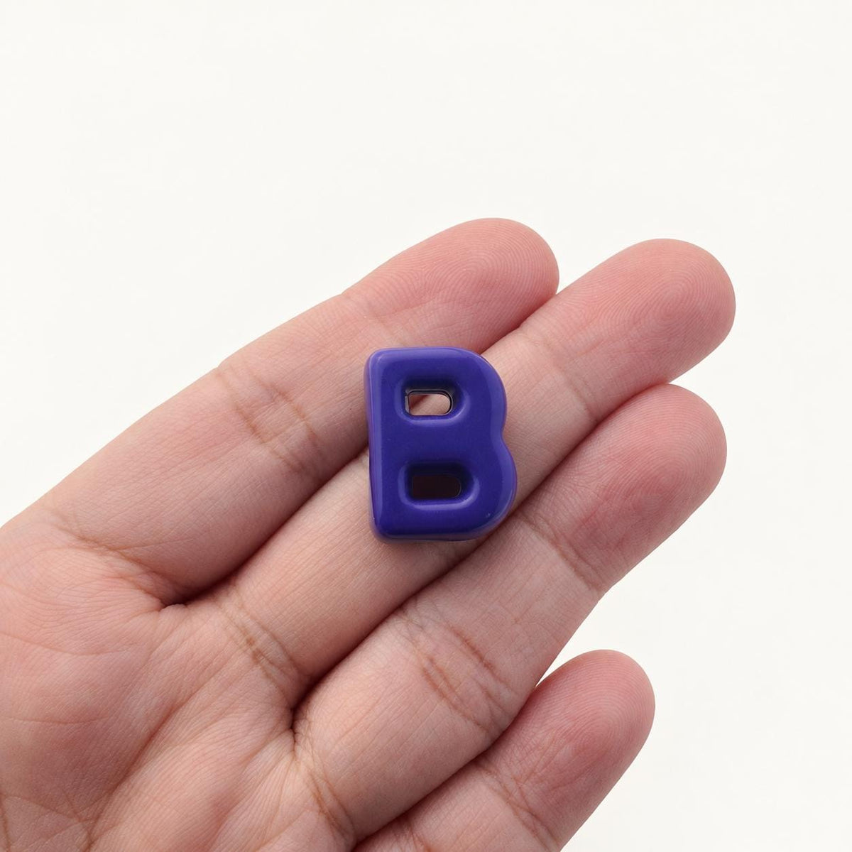 Large Letter Beads A-Z, Chunky Alphabet Beads, Individual Initial Beads with Large Hole, DIY Craft Supplies