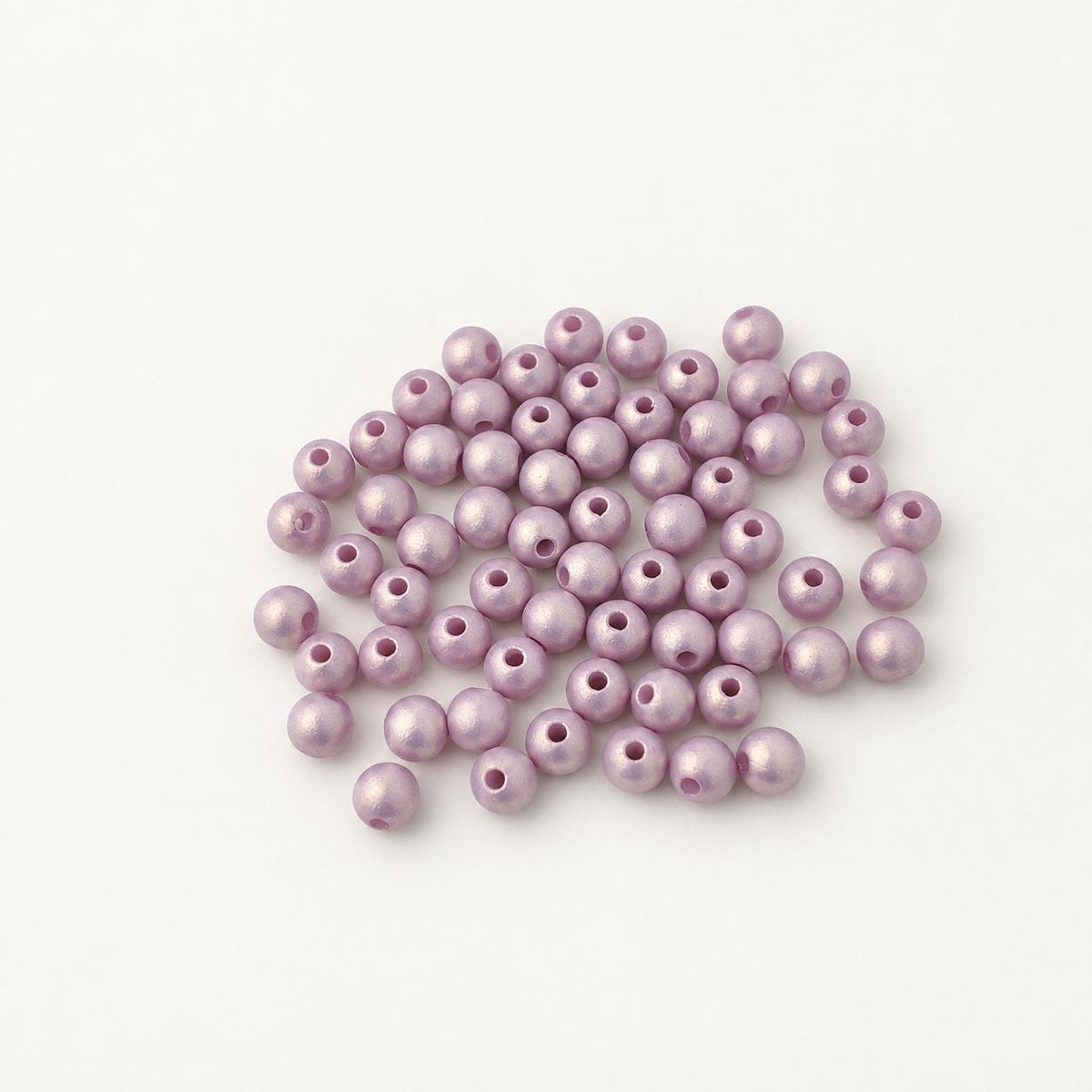6mm Lavender Glow in the Dark Beads, Shimmer Acrylic Round Beads, Luminous Purple Beads for Bracelets & Jewelry Making